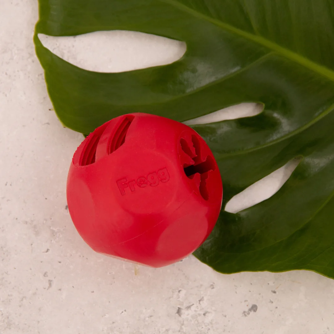 Jouet pour chien Bobbly Ball Red (Frogg) M