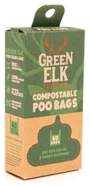 Sacchetti per la cacca biologici (Green Elk)