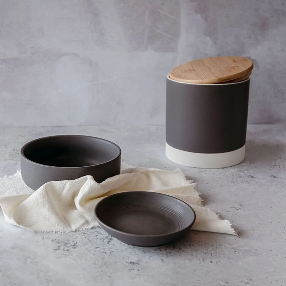 Pet Bowl Penrose Grey (Great & Small) M