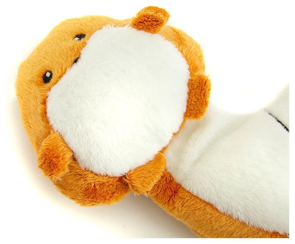Jouet pour chien écureuil avec couineur à ultrasons Orange (Great & Small)