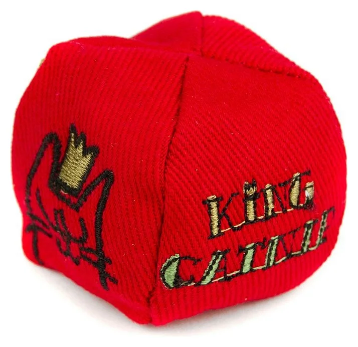 Bola de brinquedo para gatos com catnip orgânico Red (King Catnip)