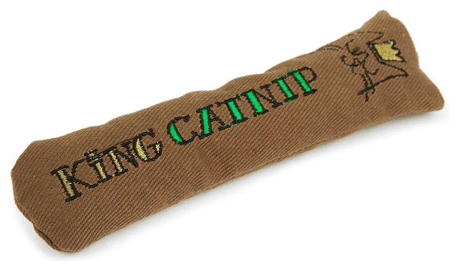 Brinquedo para gatos Charuto com Catnip orgânico Brown (King Catnip)
