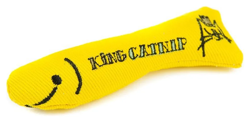 Katzenspielzeug Fisch mit Bio-Katzenminze Dark Yellow (King Catnip)