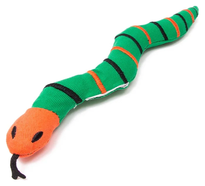 Juguete para gatos Serpiente con hierba gatera ecológica Grass Green (King Catnip)