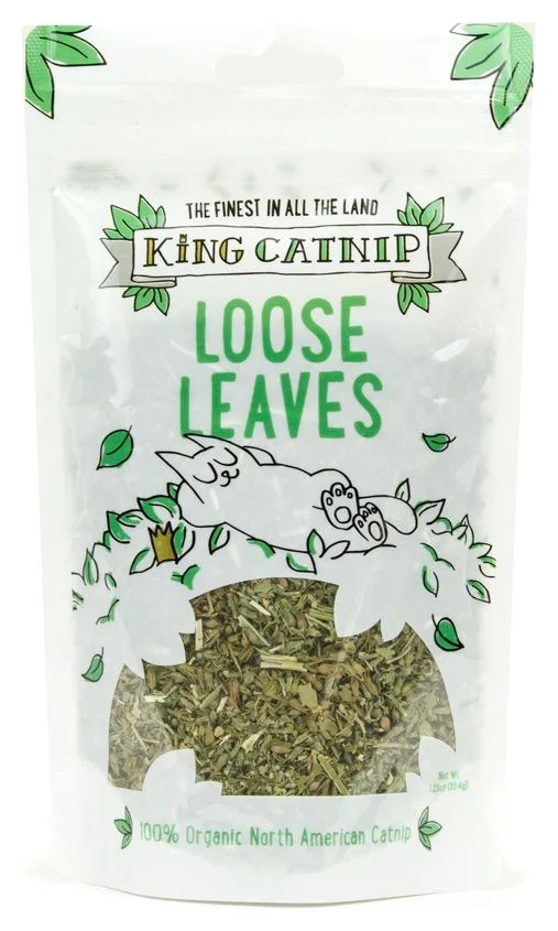 Erva-dos-gatos orgânica solta (King Catnip) 35g