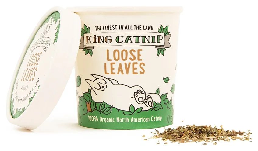 Erva-dos-gatos orgânica solta (King Catnip) 35g