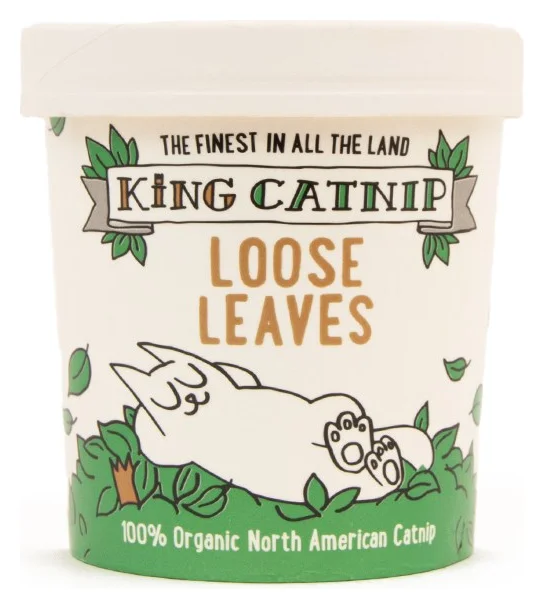 Erva-dos-gatos orgânica solta (King Catnip) 35g