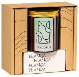 Dog-friendly scented candle Doggo Fun (Flamqa) 180ml