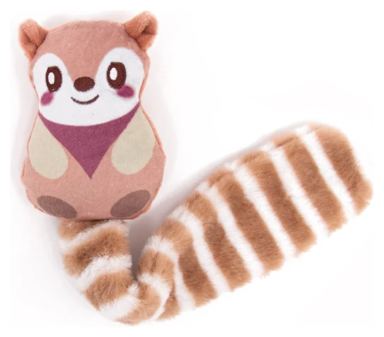 Cat toy fox with crackle tail Brown (Great & Small)