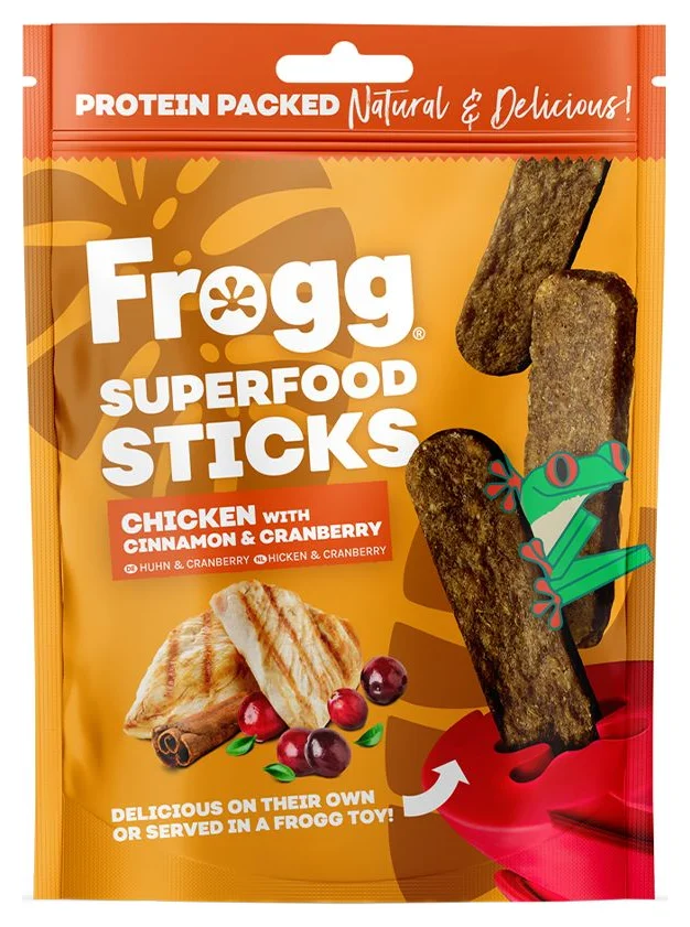 Superfood Sticks de poulet aux cranberries & à la cannelle (Frogg) 100g